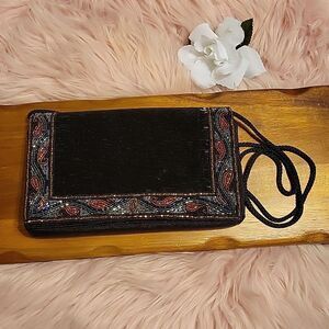 Neiman Marcus beaded formal shoulder bag vintage EUC